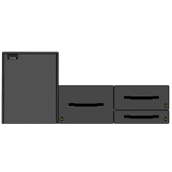 STANDUP FRIDGE 300MM COMBO 2